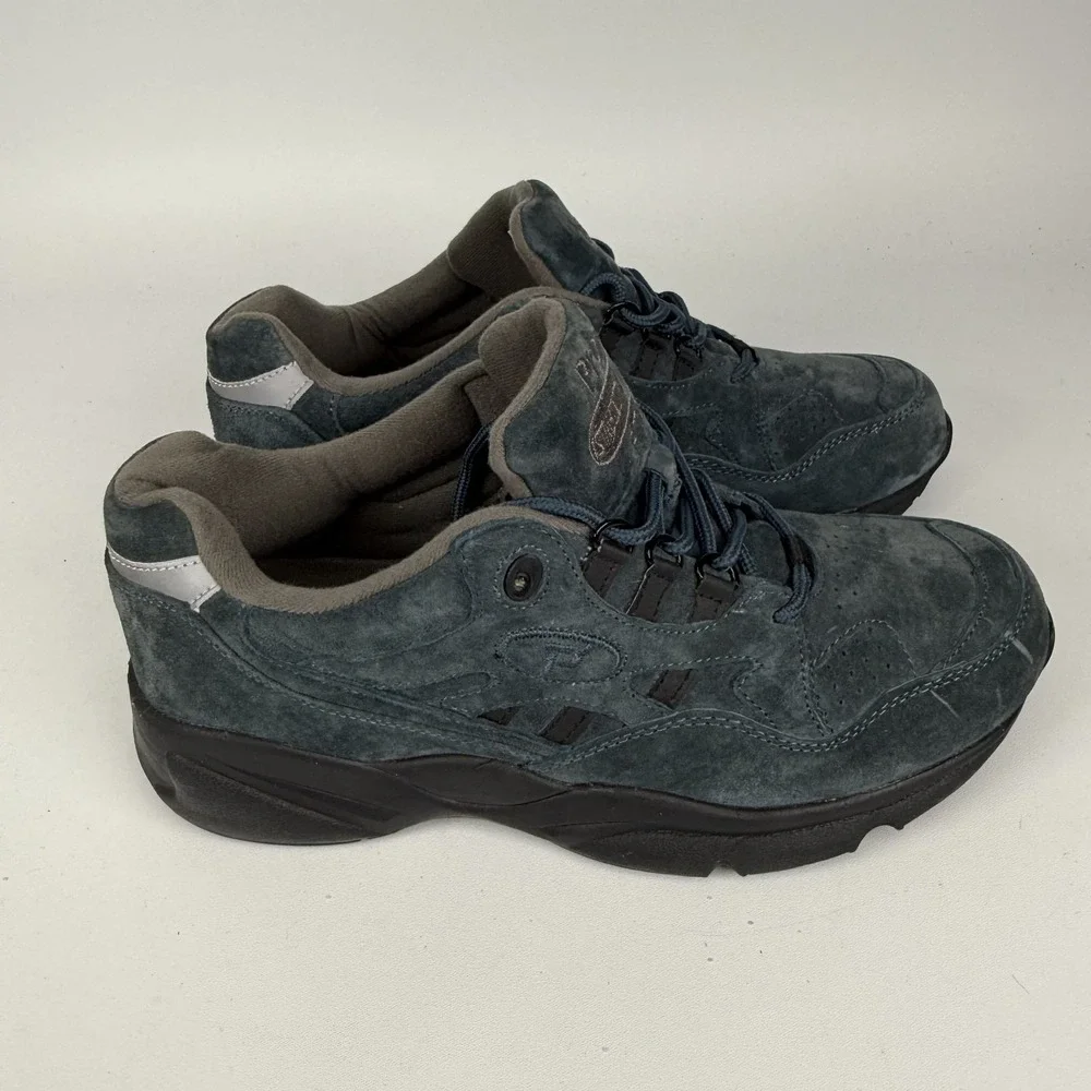 Propet Stability Walker M2034 Men's Casual Shoe BLUE Size 7‎